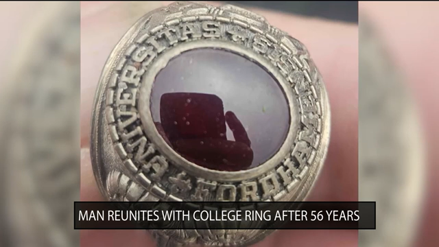 Man reunites with class ring after 56 years